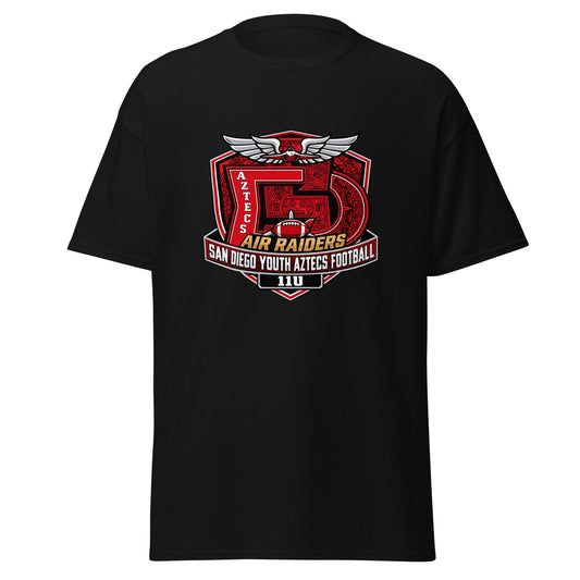Classic | T-Shirt | San Diego Youth Aztecs Football 11u Air Raiders | Shield Logo