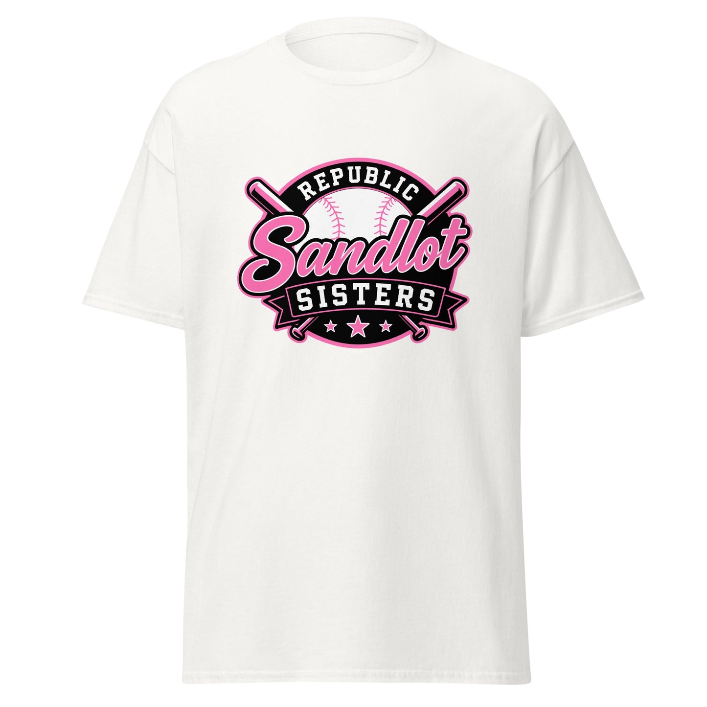 Classic | T-Shirt | Sandlot Sisters | Badge Logo
