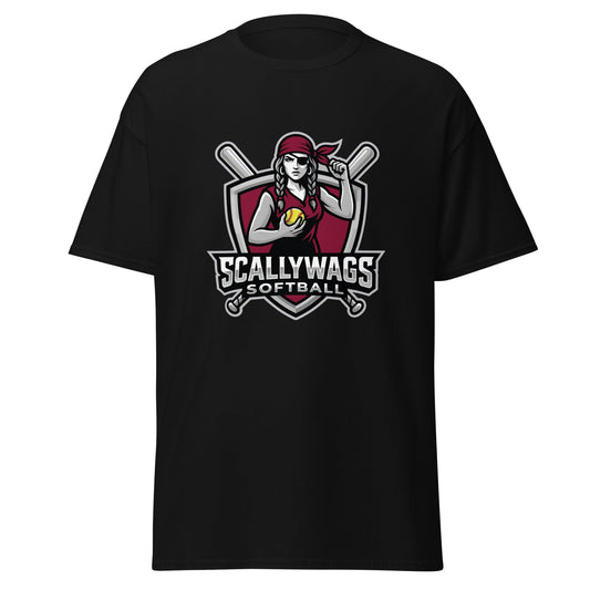 Classic | T-Shirt | Scallywags Softball | Crest Logo