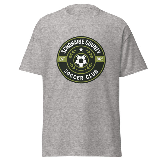 Classic | T-Shirt | Schoharie County Soccer Club | Badge Logo