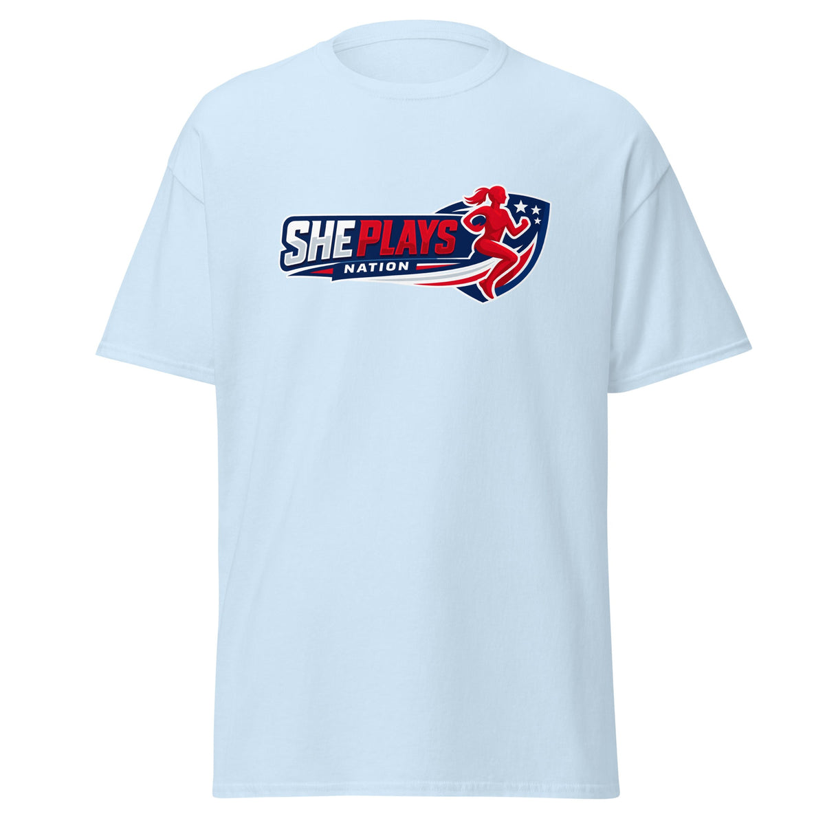 Classic | T-Shirt | She Plays Nation | Crest Logo
