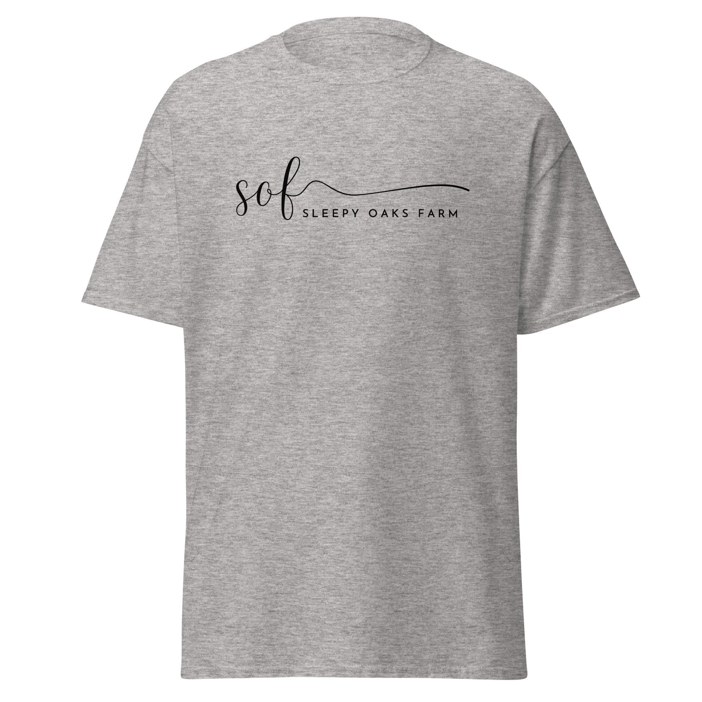 Classic | T-Shirt | Sleepy Oaks Farm | Script Logo