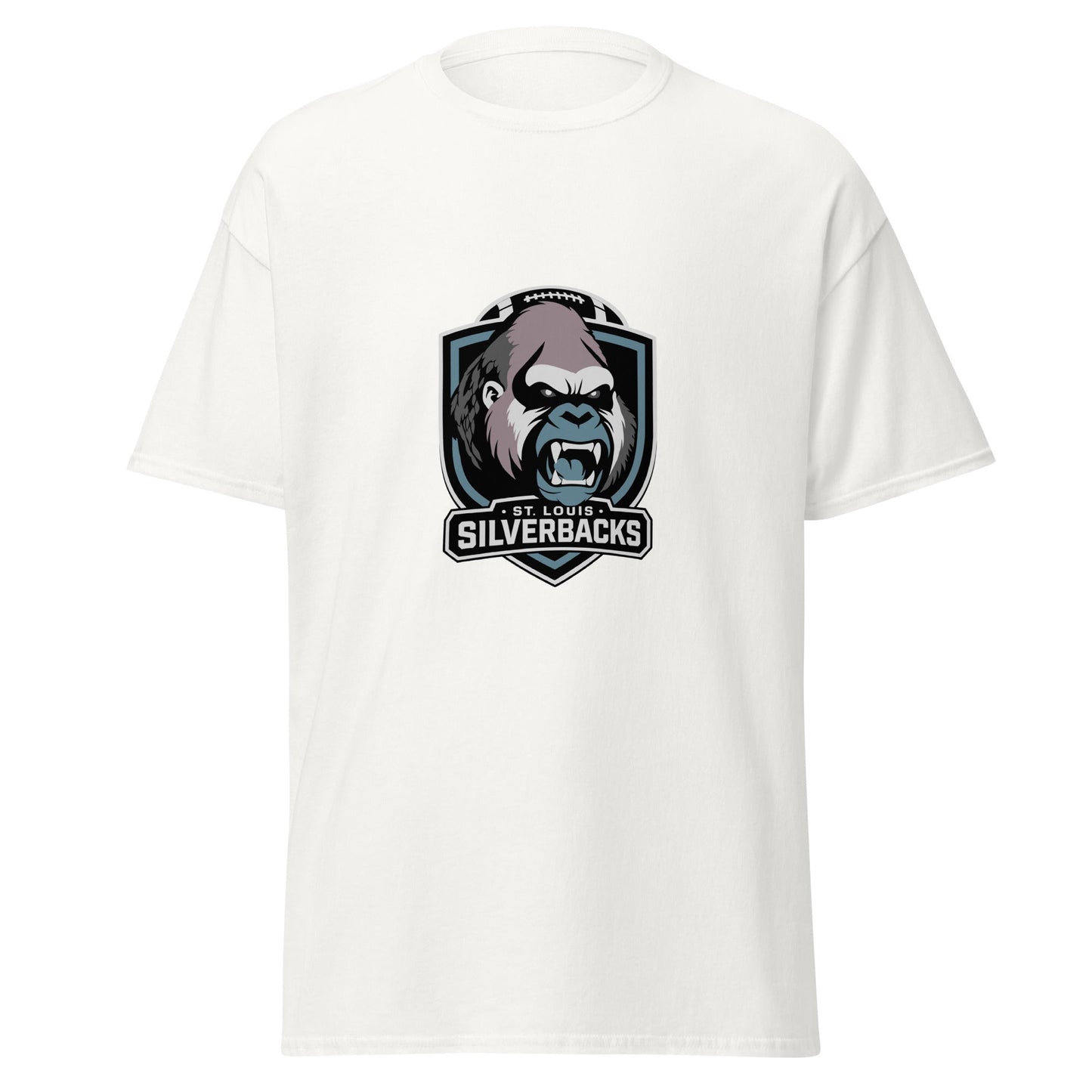 Classic | T-Shirt | St. Louis Silverbacks Women’s Football Team | Shield Logo