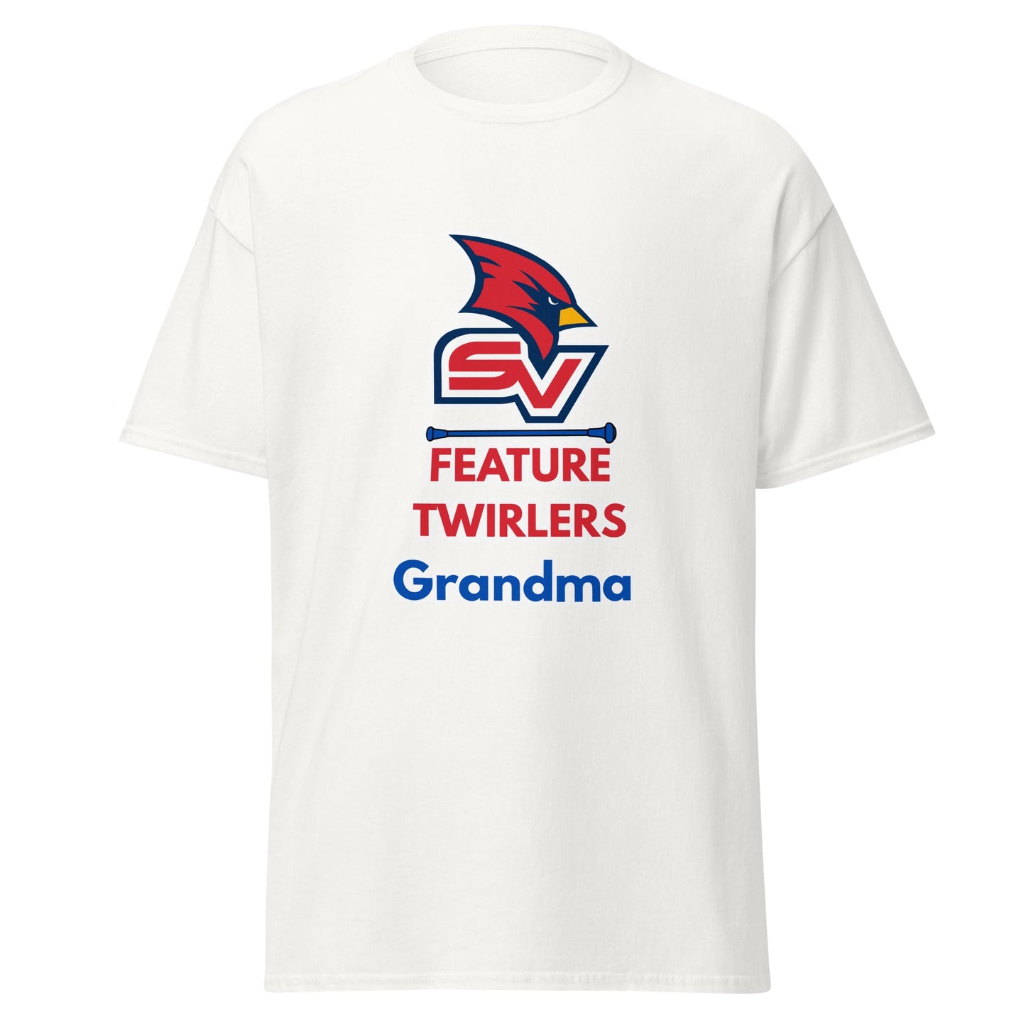 Classic | T-Shirt | SVSU Feature twirlers | Grandma Logo