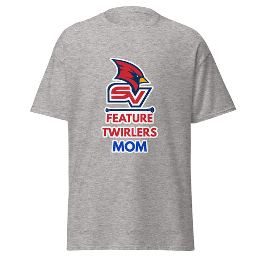 Classic | T-Shirt | SVSU Feature twirlers | Mom Logo