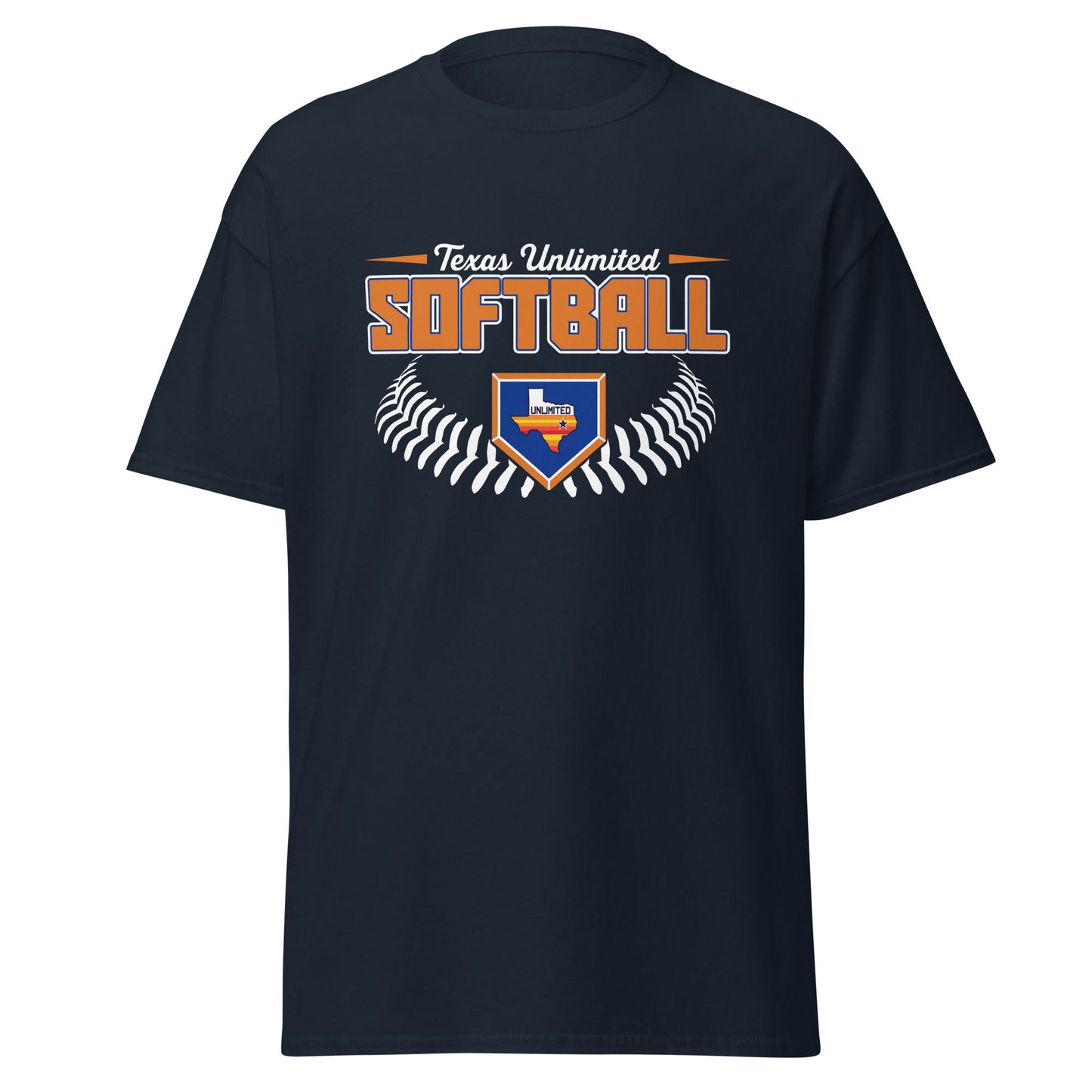 Classic | T-Shirt | Texas Unlimited | Softball Logo