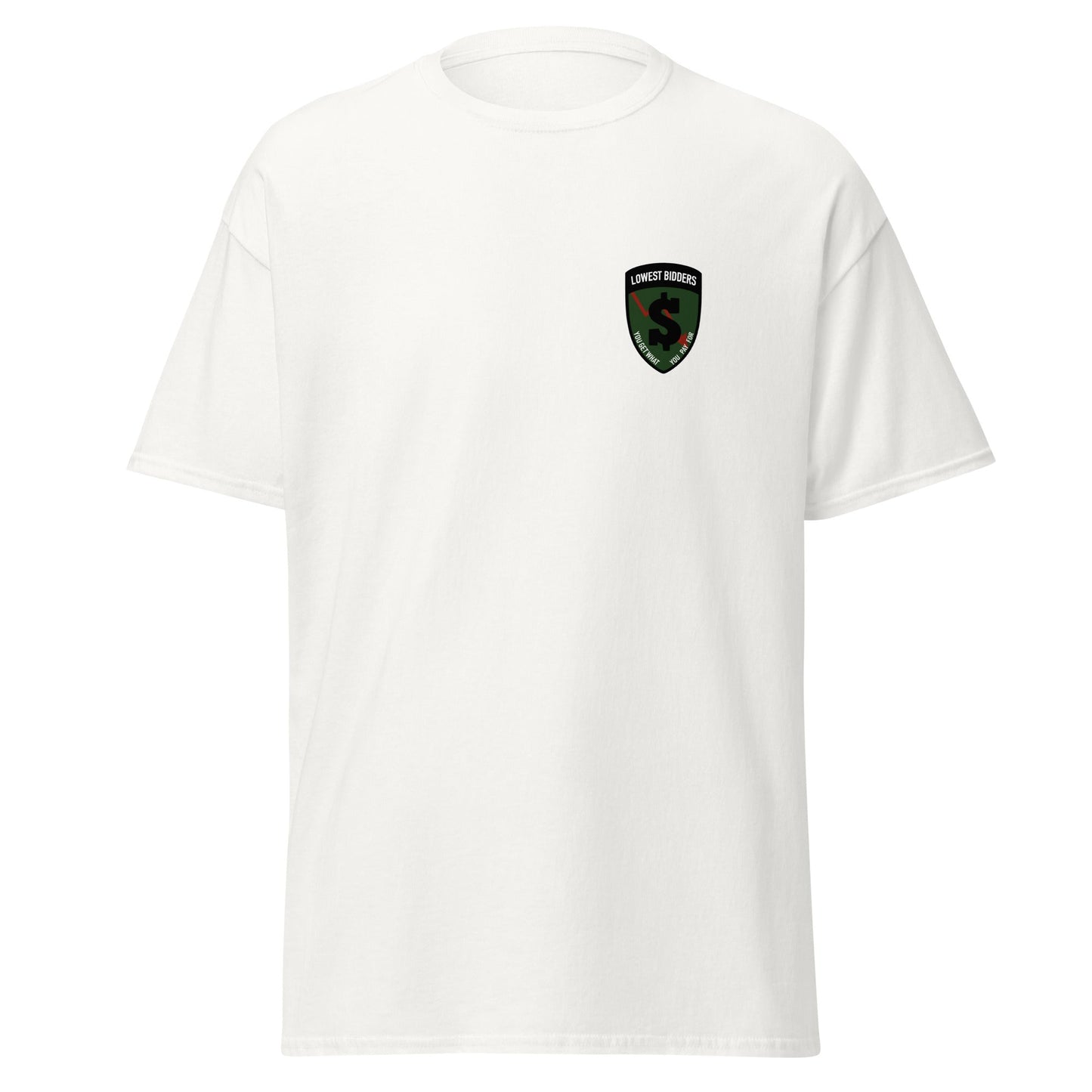 Classic | T-Shirt | The Lowest Bidders | Shield Logo