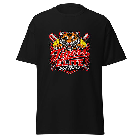 Classic | T-Shirt | Tigers Elite Softball | Emblem Logo