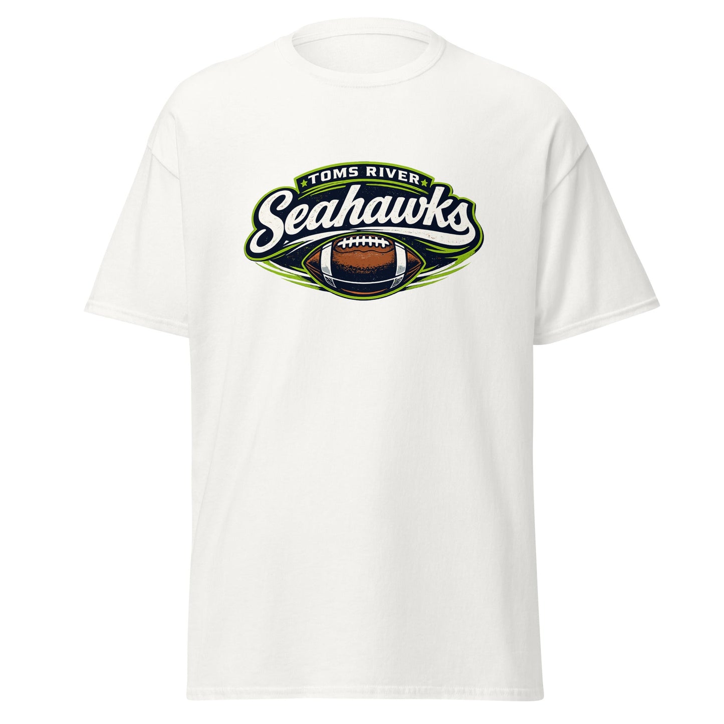 Classic | T-Shirt | Toms River Seahawks | Football Emblem Logo