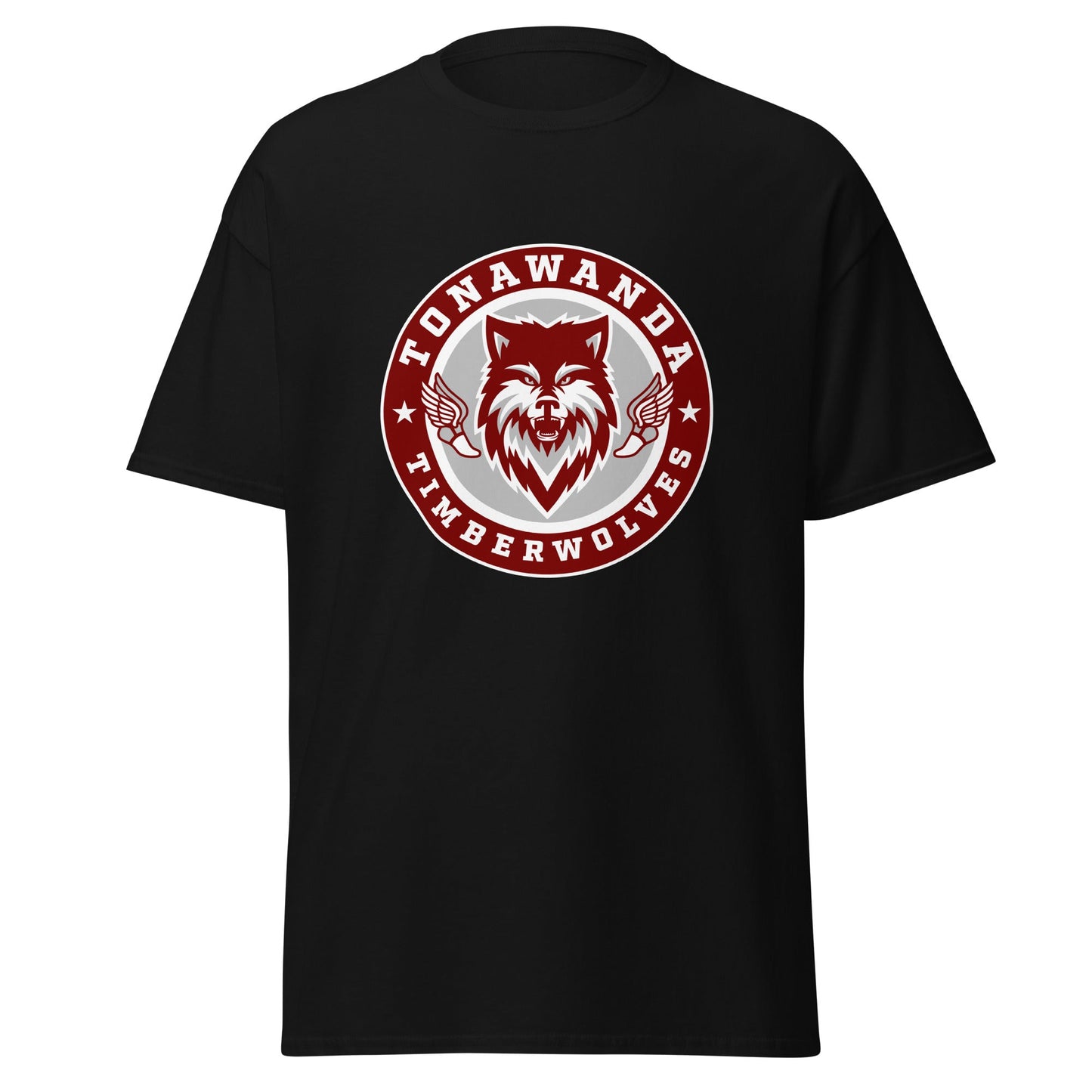 Classic | T-Shirt | Tonawanda High School Track and Field | Mascot Badge Logo