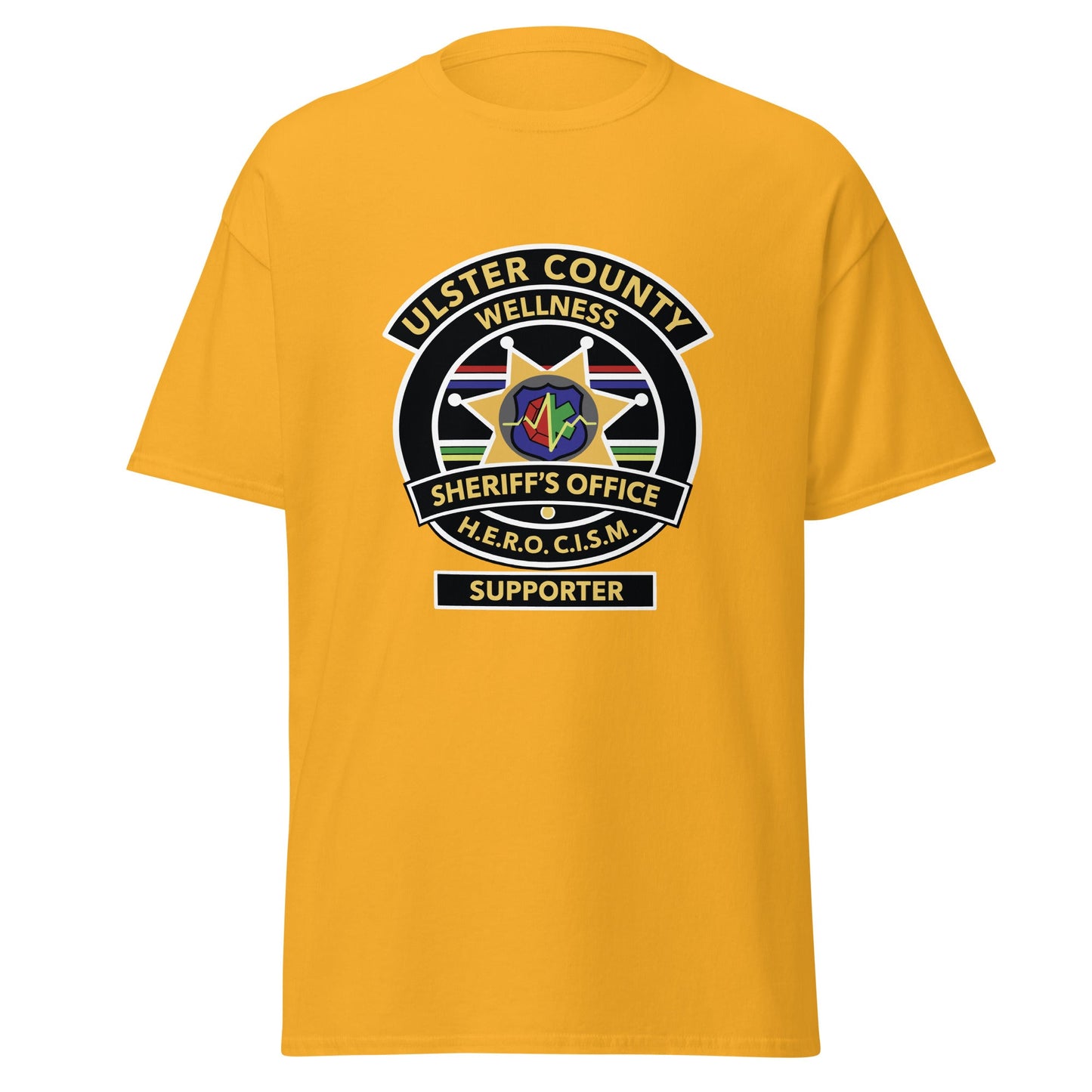Classic | T-Shirt | Ulster County Sheriff's Office Wellness Division | Badge Logo