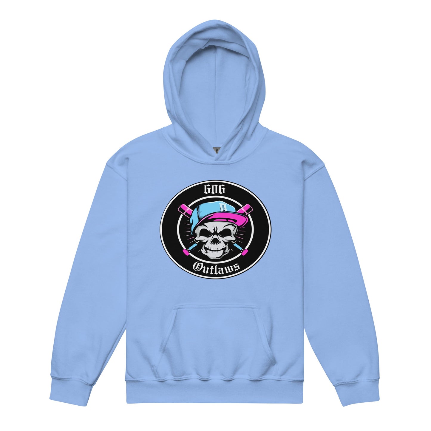 Classic | Youth Hoodie | 606 Outlaws Baseball | Badge Logo