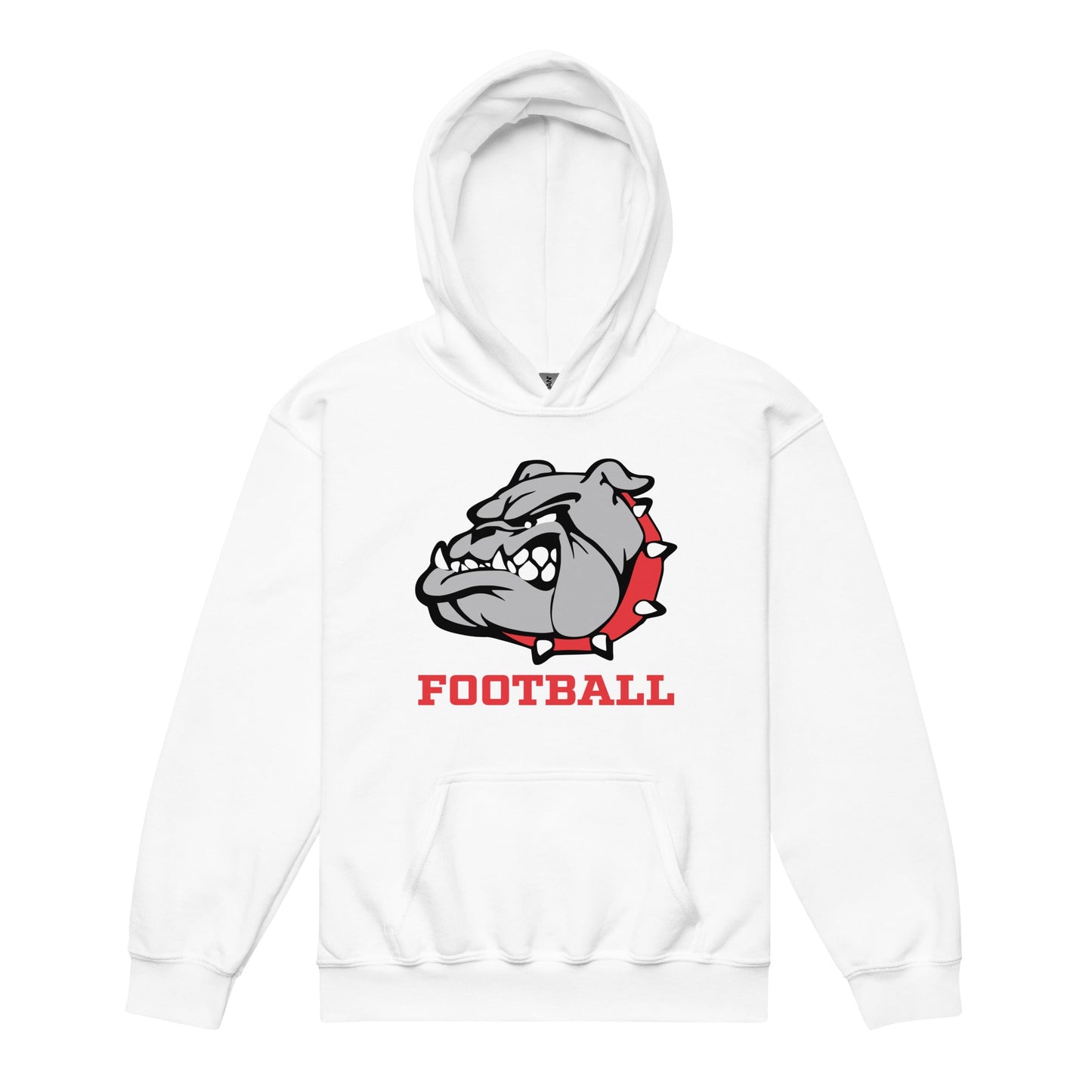 Classic | Youth Hoodie | 6th Grade Bulldogs Team | Football Logo