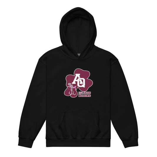 Classic | Youth Hoodie | Aquinas Li’l Irish Boxing | AQ Shamrock Logo