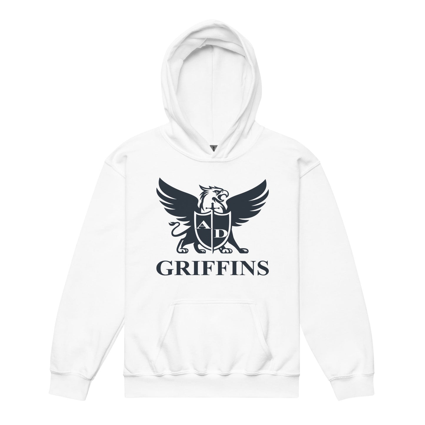 Classic | Youth Hoodie | Arma Dei Academy Basketball | Griffin Logo