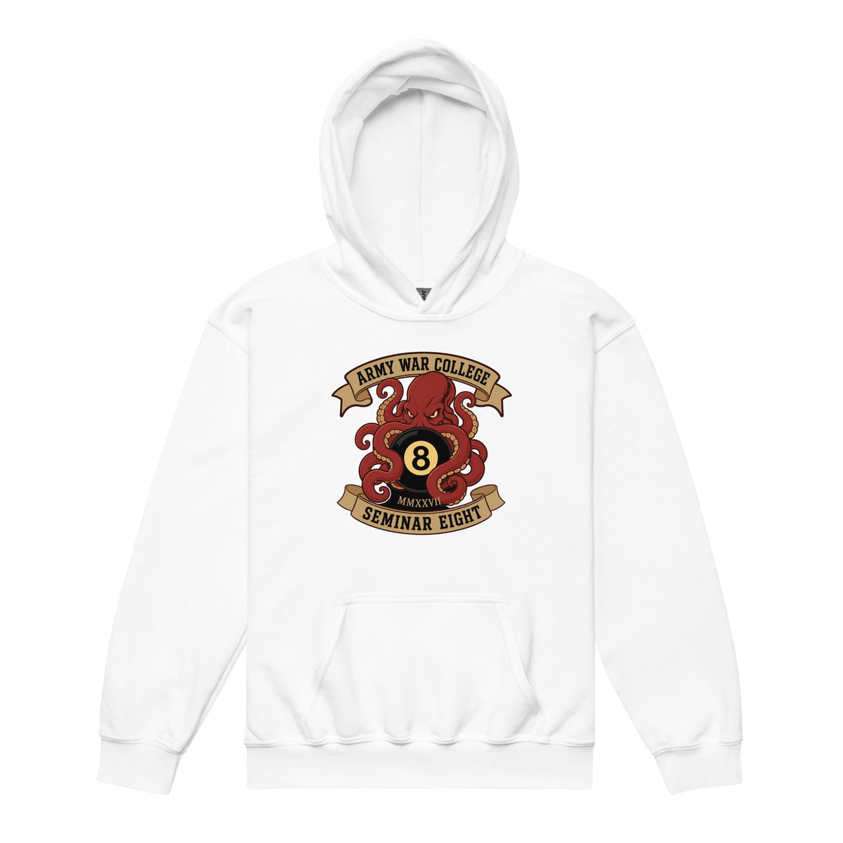 Classic | Youth Hoodie | Army War College (Seminar 8) | Crest Logo