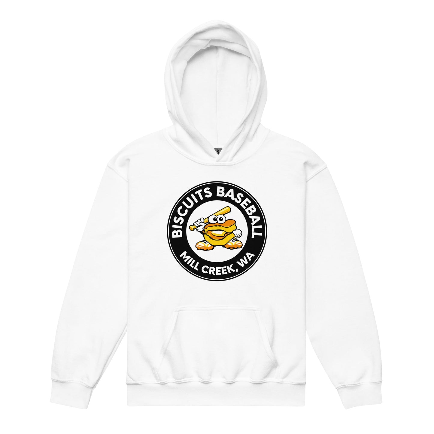 Classic | Youth Hoodie | Biscuits Baseball MCLL | Mascot Logo