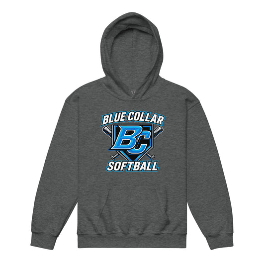 Classic | Youth Hoodie | Blue Collar Softball 2034 | Shield Logo