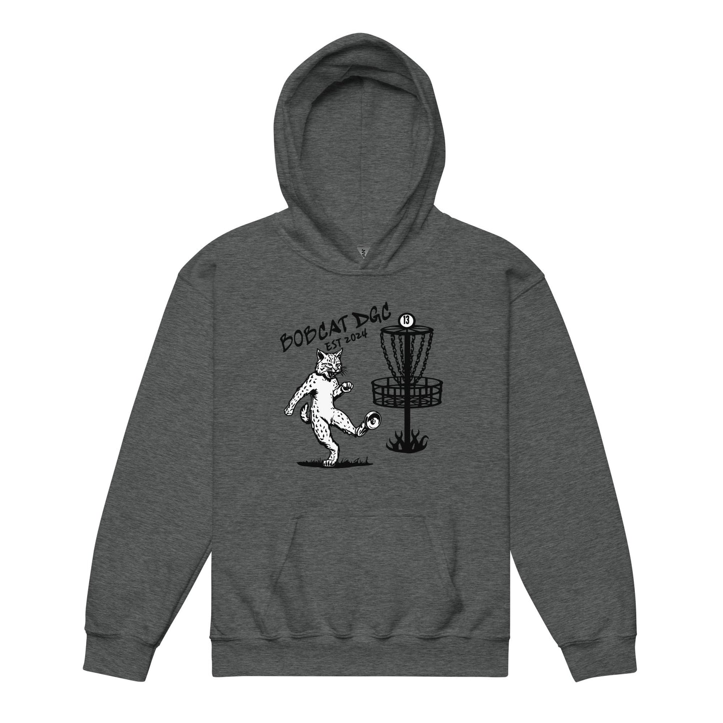 Classic | Youth Hoodie | Bobcat DGC | Predator Disc Golf Logo