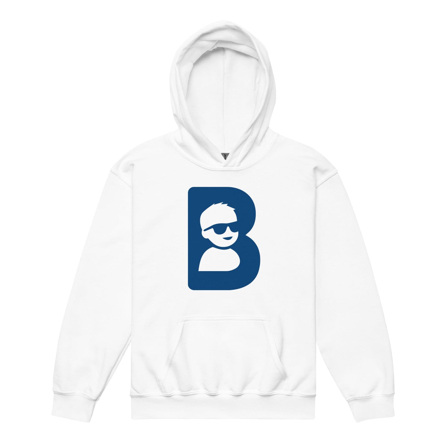 Classic | Youth Hoodie | Brave Like Ben | Blue Maverick Logo