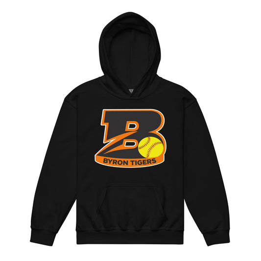Classic | Youth Hoodie | Byron High School Softball | Softball Logo