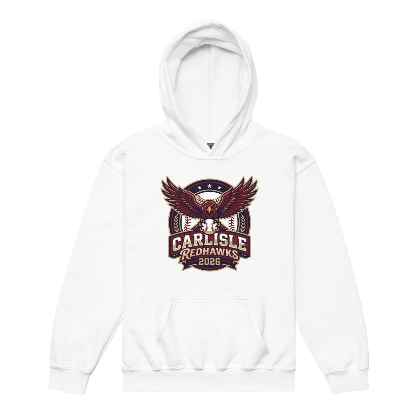 Classic | Youth Hoodie | Carlisle Redhawks | Emblem Logo
