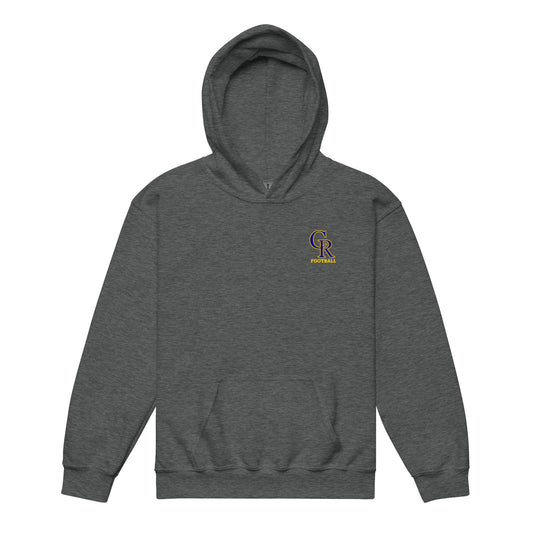 Classic | Youth Hoodie | Chestnut Ridge Lions Football | Lettermark Logo