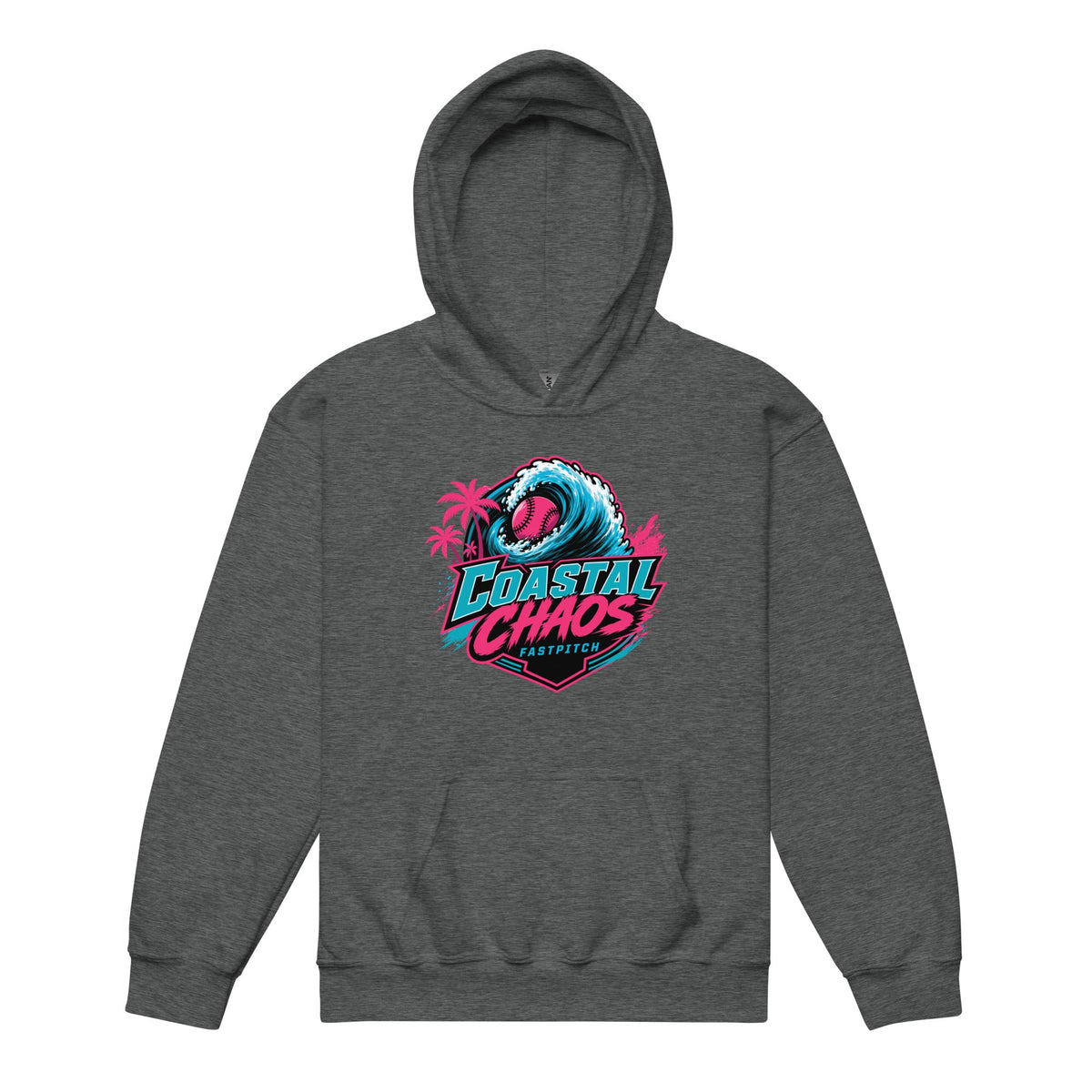 Classic | Youth Hoodie | Coastal Chaos Fastpitch | Emblem Logo