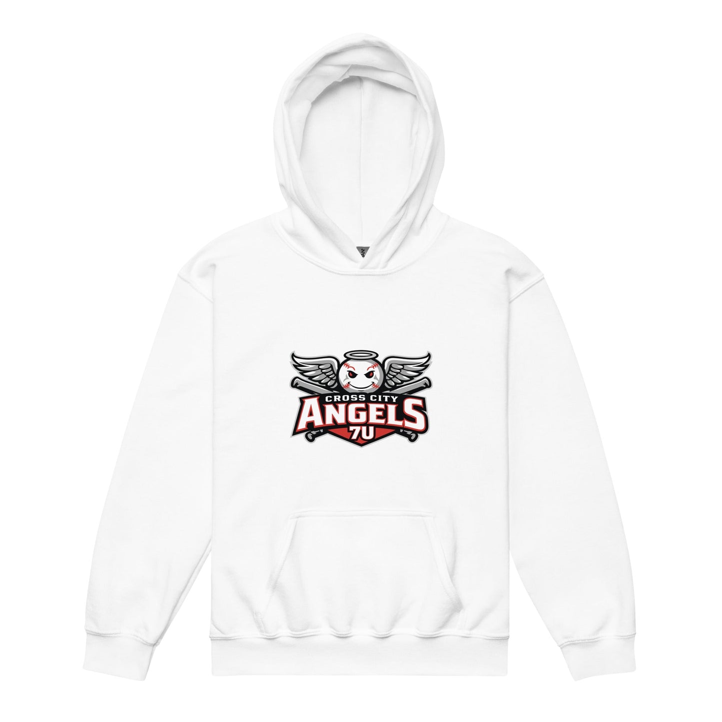 Classic | Youth Hoodie | Cross City Angels | Winged Guardian Logo