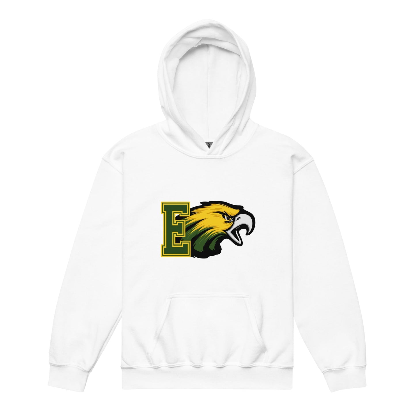 Classic | Youth Hoodie | Evergreen Junior High | Mascot Logo