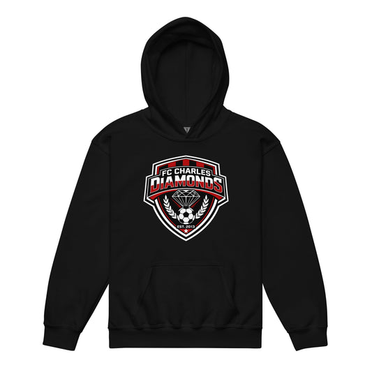 Classic | Youth Hoodie | FC Charles: Diamonds | Emblem Logo