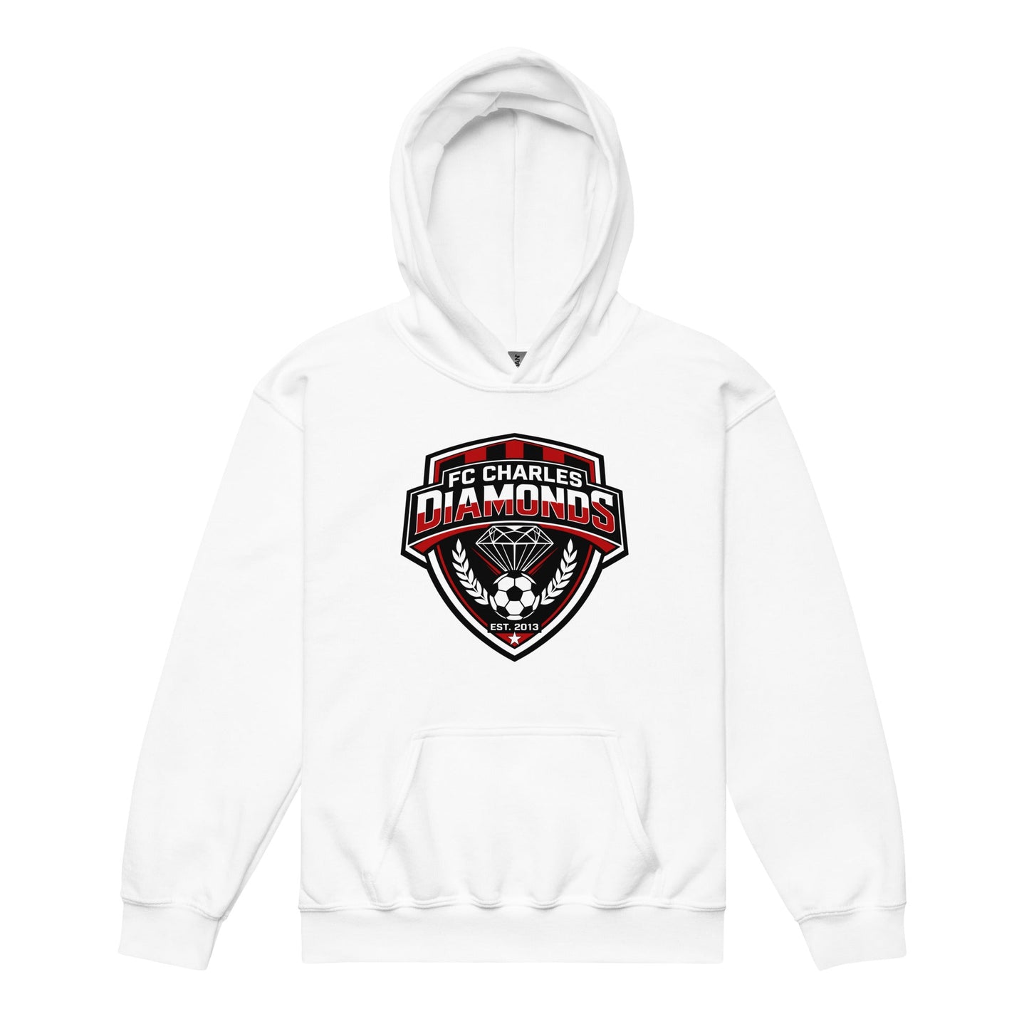 Classic | Youth Hoodie | FC Charles: Diamonds | Emblem Logo