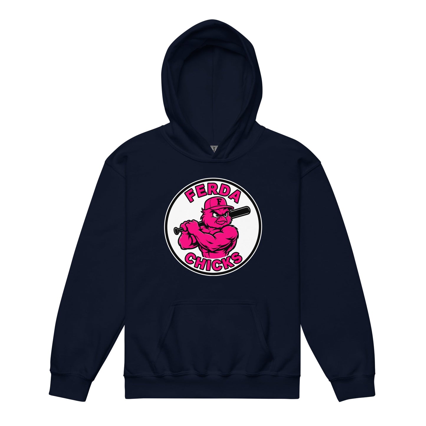 Classic | Youth Hoodie | FerDa Chicks | Badge Logo