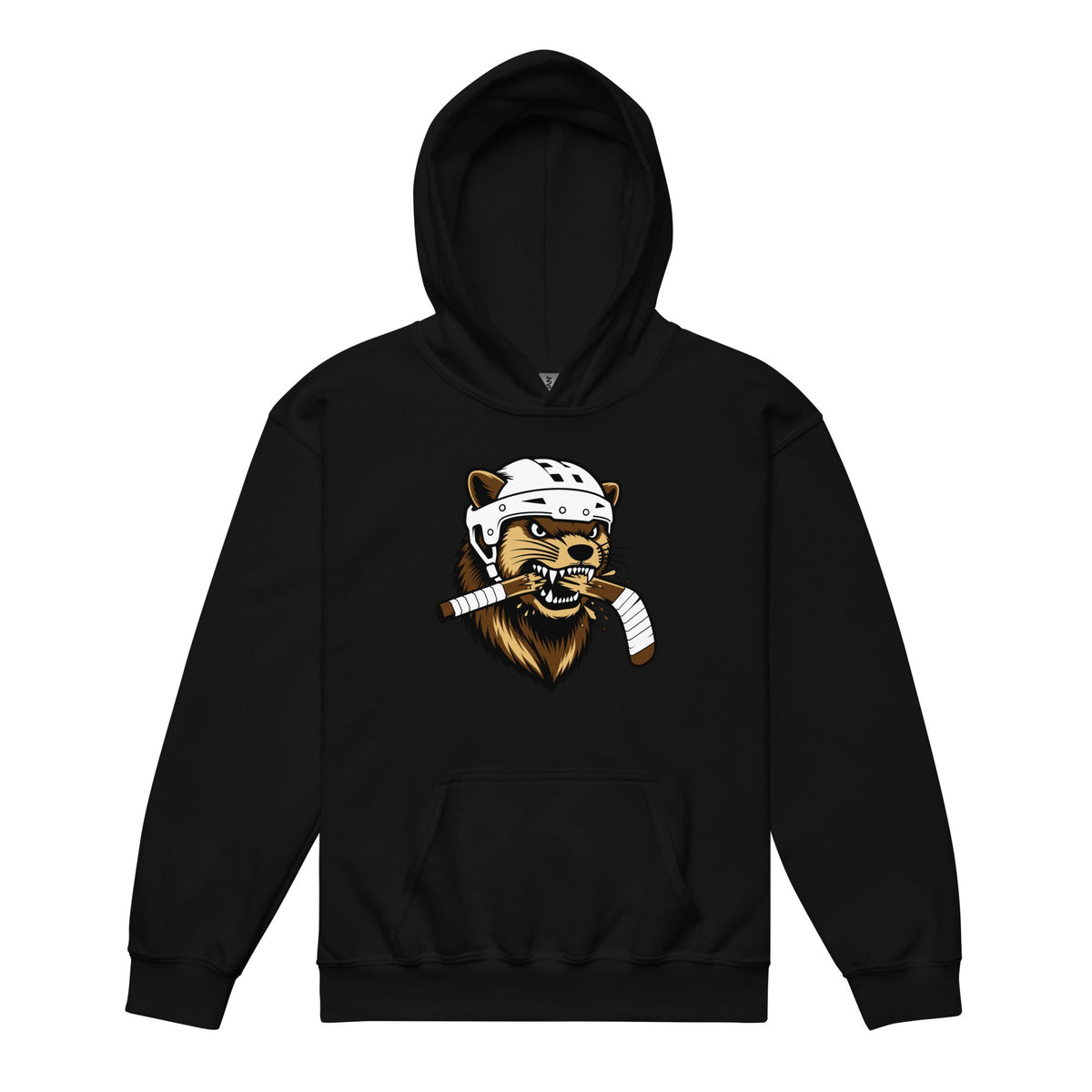 Classic | Youth Hoodie | Fighting Mongooses Hockey Club | Mascot Logo