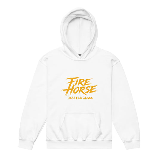 Classic | Youth Hoodie | Fire Horse Masters | Modern Script Logo