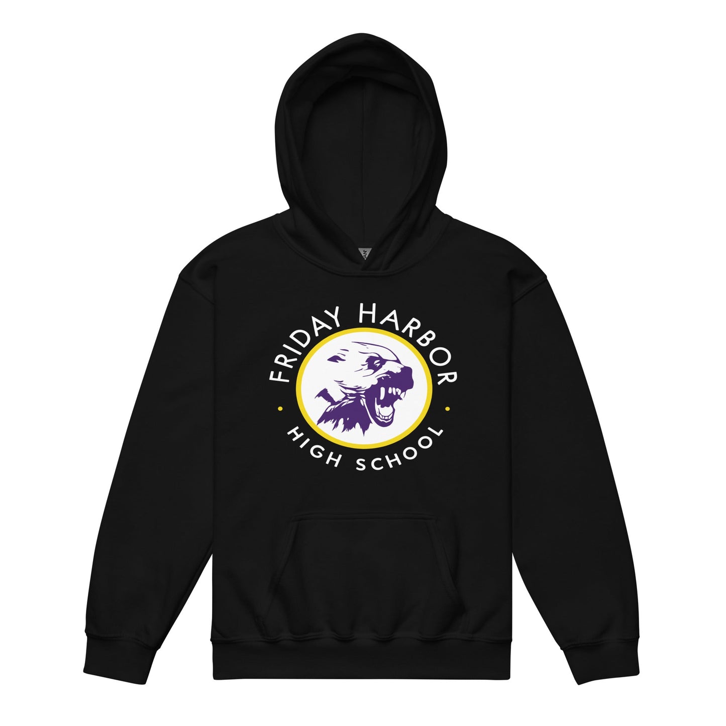 Classic | Youth Hoodie | Friday Harbor Girls Basketball | Alt Logo