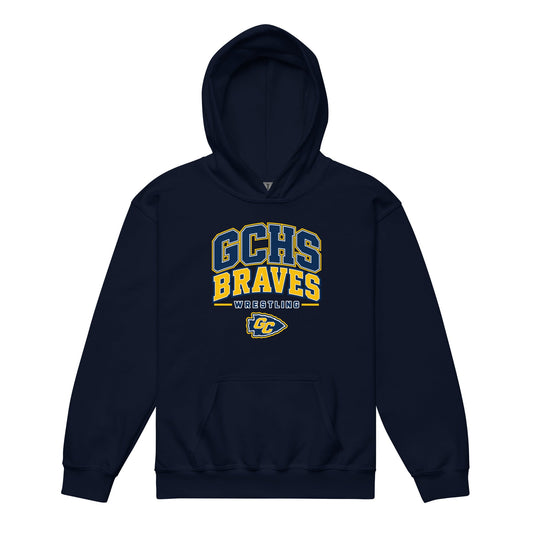 Classic | Youth Hoodie | Grant County High School Wrestling | Vanguard Logo