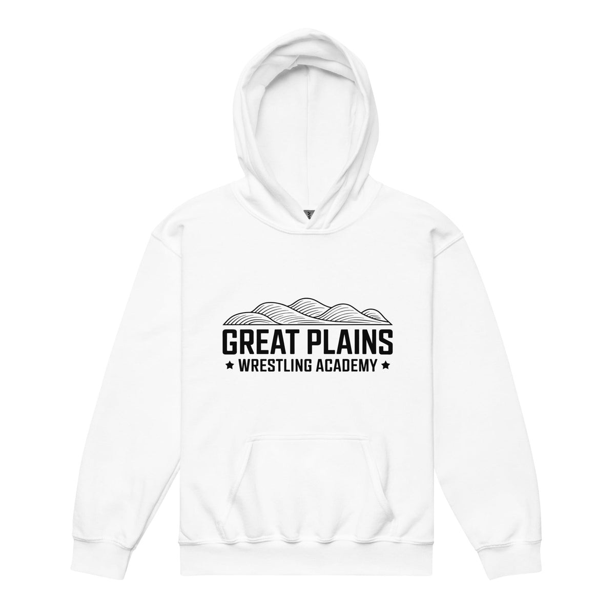 Classic | Youth Hoodie | Great Plains Wrestling Academy | Crest Logo
