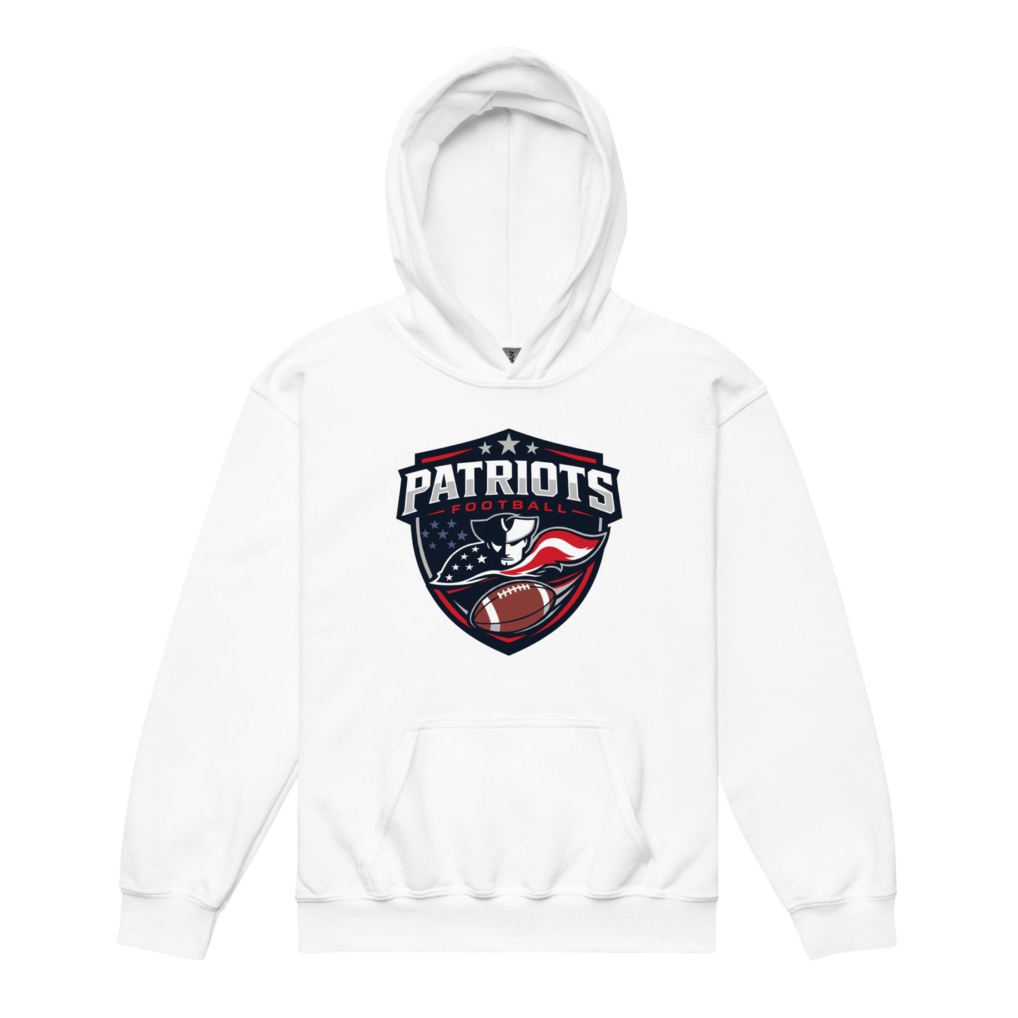 Classic | Youth Hoodie | LFMS Athletics | Patriots Football Logo