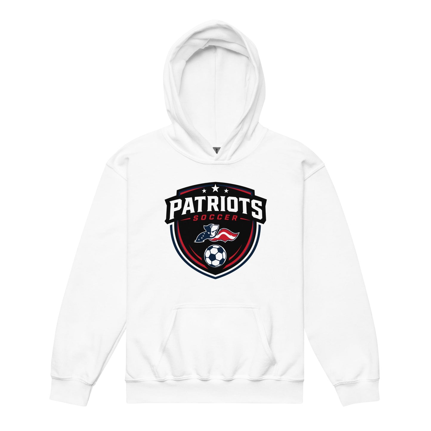 Classic | Youth Hoodie | LFMS Athletics | Patriots Soccer Logo