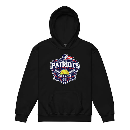 Classic | Youth Hoodie | LFMS Athletics | Patriots Softball Logo