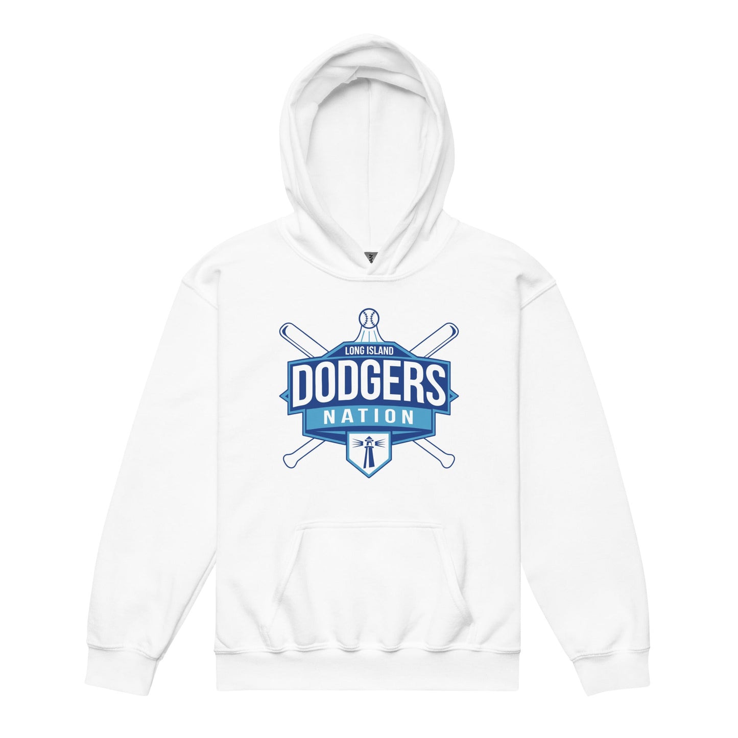 Classic | Youth Hoodie | LI Dodgers Nation | Varsity Crest Logo