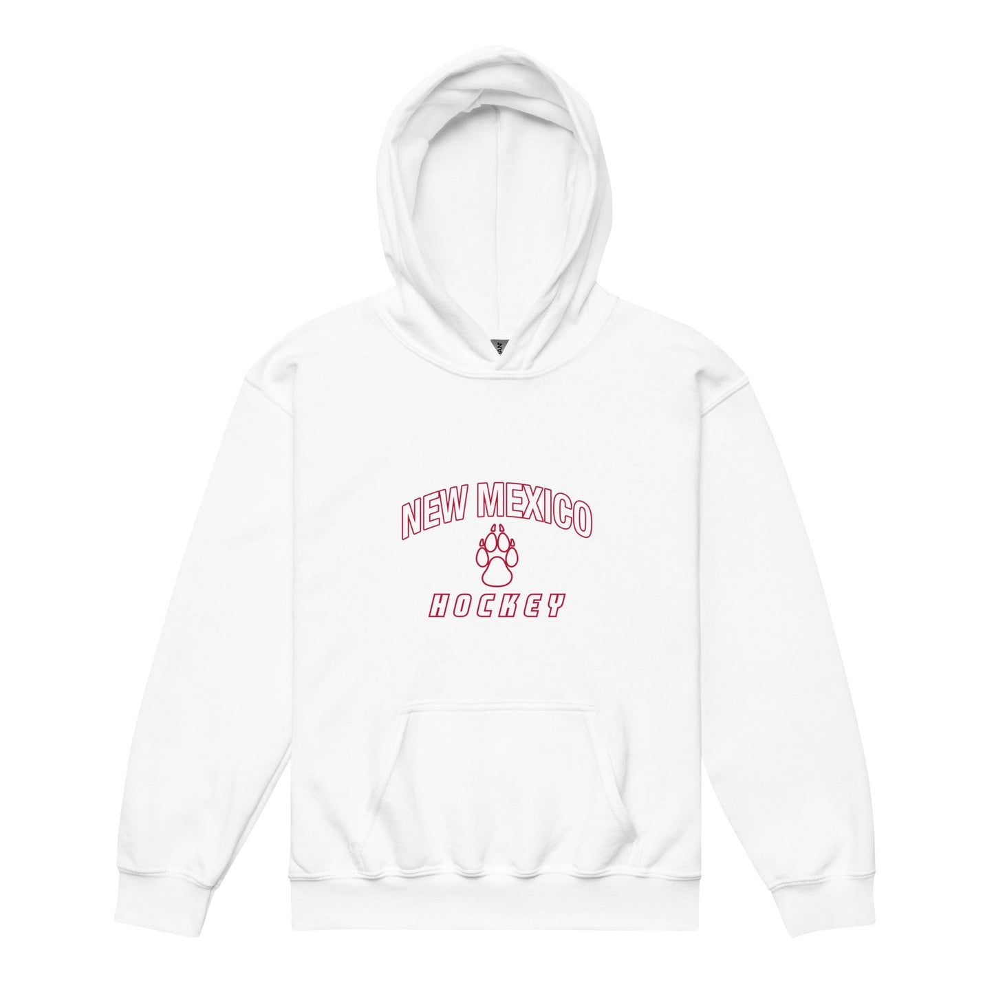 Classic | Youth Hoodie | Lobo Women’s Ice Hockey | Script Logo