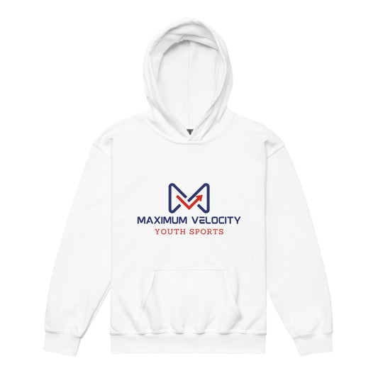 Classic | Youth Hoodie | Maximum Velocity Youth Sports | Emblem Logo
