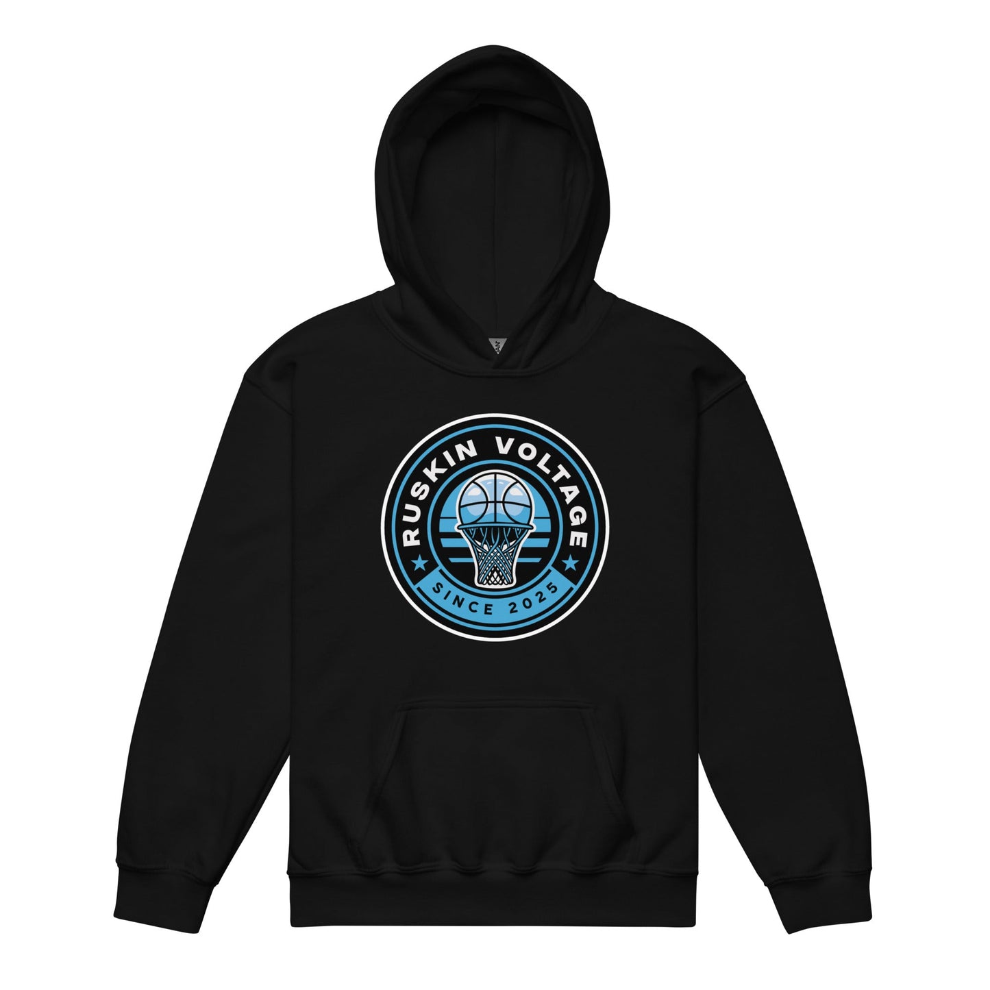 Classic | Youth Hoodie | Maximum Voltage Athletics District | Hoop Crest Logo