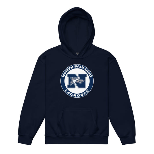 Classic | Youth Hoodie | North Paulding Lacrosse | Badge Logo