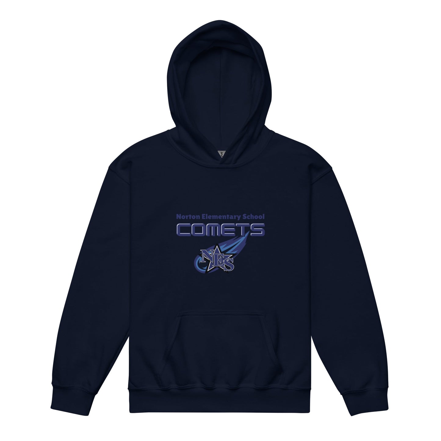 Classic | Youth Hoodie | Norton Elementary School | Space Script Logo