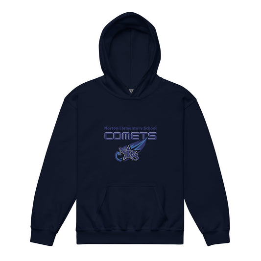 Classic | Youth Hoodie | Norton Elementary School | Space Script Logo