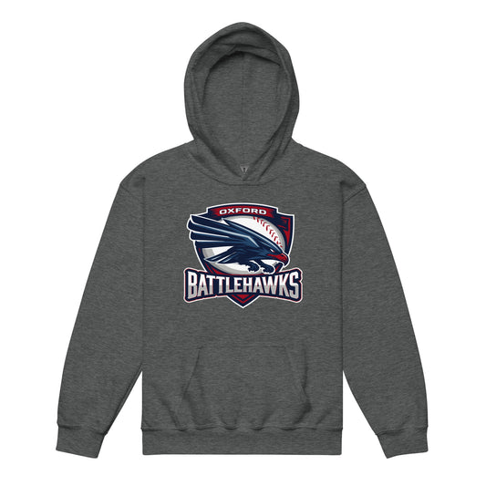 Classic | Youth Hoodie | Oxford Battlehawks 13U | Badge Logo