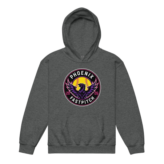 Classic | Youth Hoodie | Phoenix Fastpitch | Badge Logo